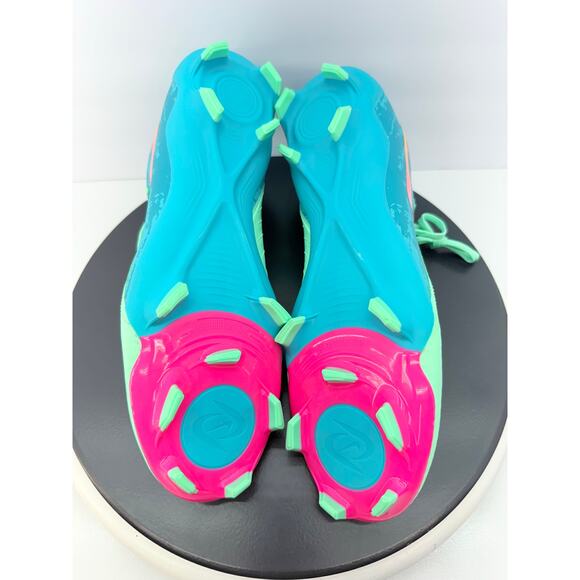 Nike Phantom GX 2 Academy LV8 MG Vortex Mens Size 12 FJ2553-300 Soccer Cleats - Picture 8 of 9